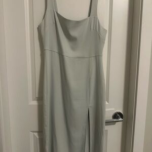 babaton slit dress
